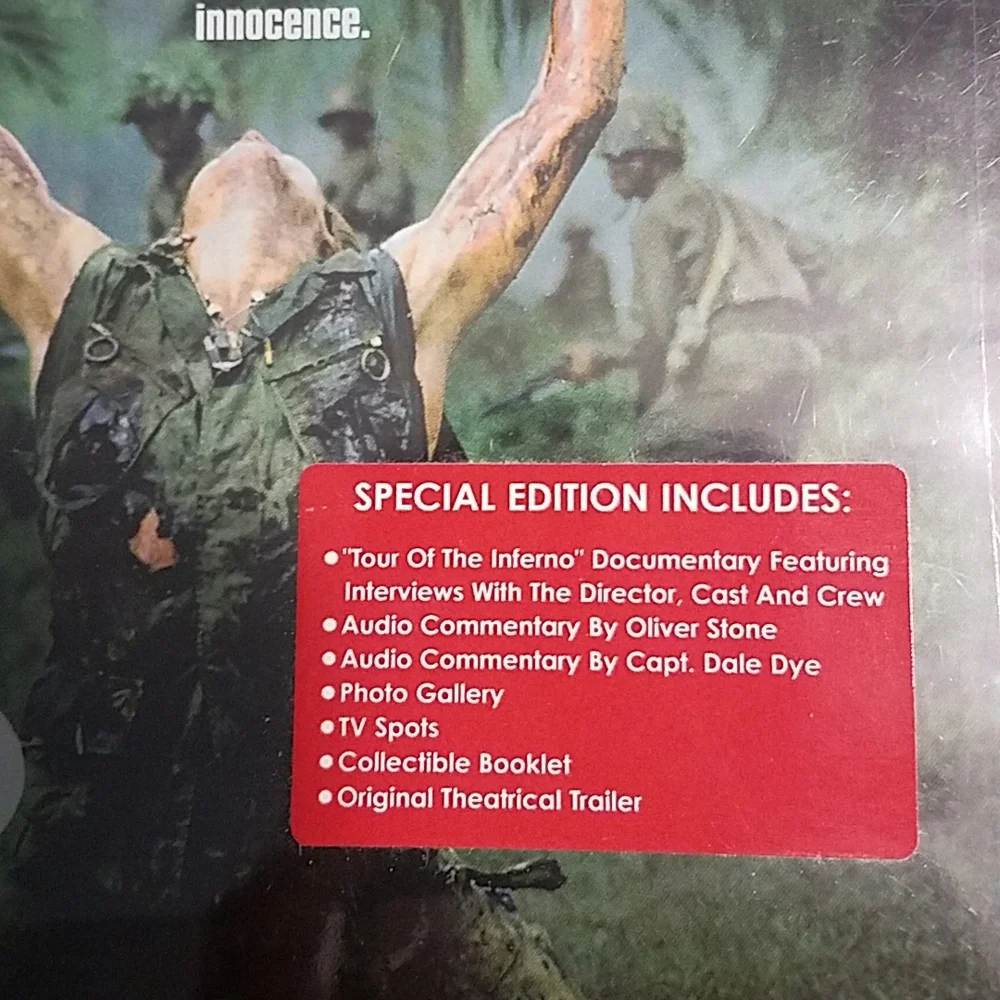 New NWT Platoon Special Edition DVD Vietnam War Movie Disc Factory Sealed - Picture 2 of 3